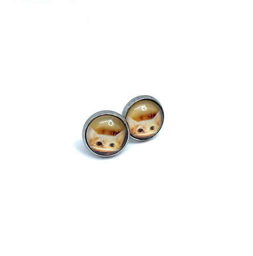 10mm Peek-a-Boo Cat Studs (Stainless Steel)