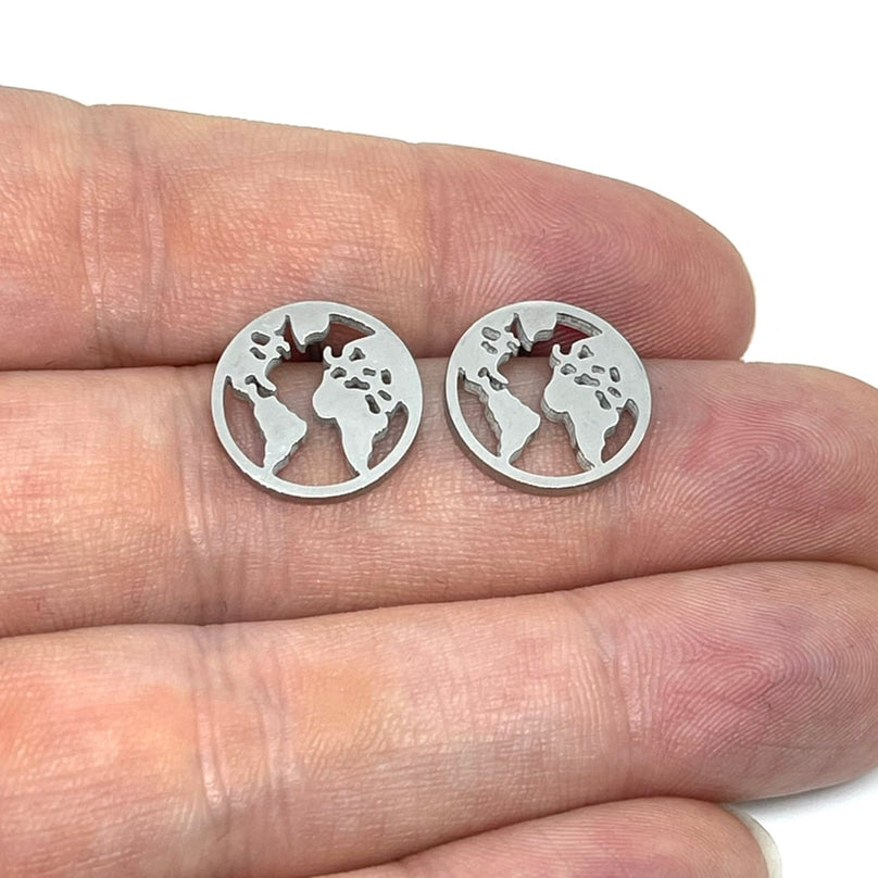 Earth Studs (Stainless Steel)