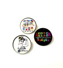 Load image into Gallery viewer, Set of 3 Autism Awareness Pins (Build Your Own Set)