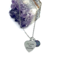 Load image into Gallery viewer, “I’ll Love You Forever” 3-in-1 Necklace (Stainless Steel)