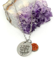 Load image into Gallery viewer, “Every Love Story is Beautiful but Ours is My Favorite” 3-in-1 Necklace (Stainless Steel)