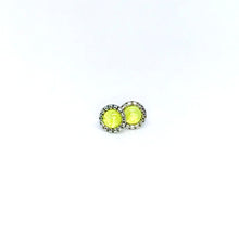Load image into Gallery viewer, 6mm Yellow Faux Opal Studs