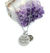 Load image into Gallery viewer, &quot;Best Sister Ever&quot; 3-in-1 Necklace (Stainless Steel)