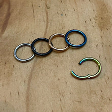 Load image into Gallery viewer, Single Clicker Hoop Earrings (Stainless Steel)