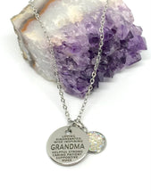 Load image into Gallery viewer, GRANDMA Word Collage 3-in-1 Necklace (Stainless Steel)