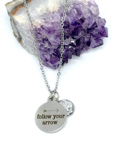 Load image into Gallery viewer, “Follow Your Arrow” 3-in-1 Necklace (Stainless Steel)