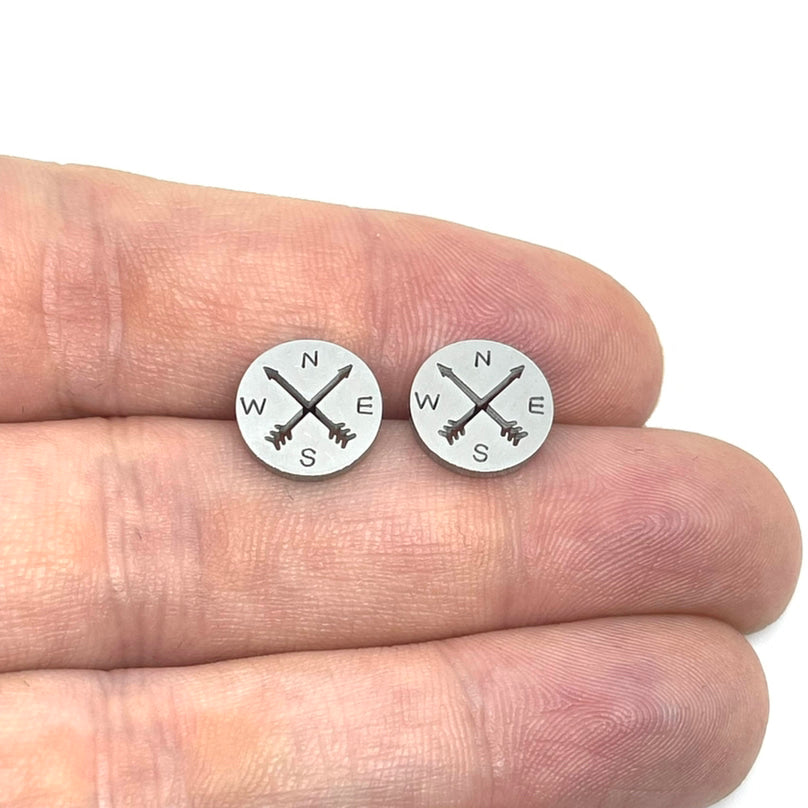 Compass Studs (Stainless Steel)