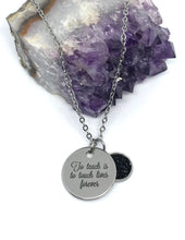 Load image into Gallery viewer, &quot;To Teach is to Touch Lives Forever&quot; 3-in-1 Necklace (Stainless Steel)