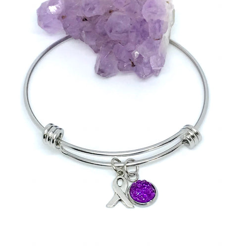 Hodgkin Lymphoma Cancer Research Bracelet (Stainless Steel)