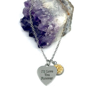 Load image into Gallery viewer, “I’ll Love You Forever” 3-in-1 Necklace (Stainless Steel)