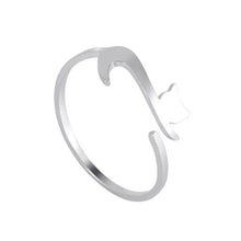 Load image into Gallery viewer, Adjustable Stretching Cat Ring (Stainless Steel)