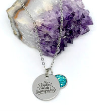 Load image into Gallery viewer, &quot;I&#39;m a Teacher, What&#39;s Your Superpower?&quot; 3-in-1 Necklace (Stainless Steel)