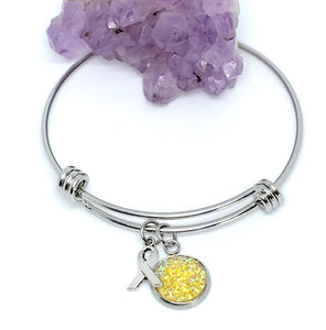 Sarcoma and Bone Cancer Research Bracelet (Stainless Steel)