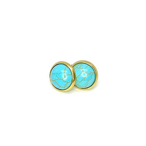 10mm Turquoise Studs