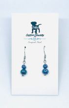 Load image into Gallery viewer, Dainty Blue Hematite Drop Earrings