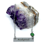 Load image into Gallery viewer, #saskproud Necklace (Stainless Steel)