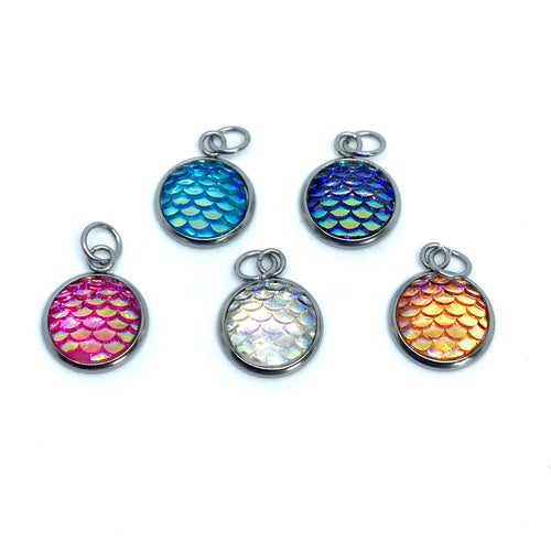 12mm Mermaid Charm Set