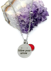 “Follow Your Arrow” 3-in-1 Necklace (Stainless Steel)