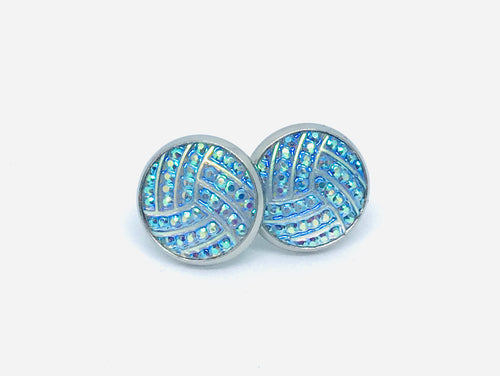 12mm White Treble Studs (Stainless Steel)