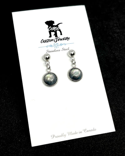 8mm Aurora Drop Studs (Stainless Steel)