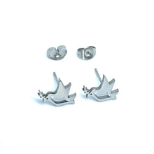 Load image into Gallery viewer, Dove Studs (Stainless Steel)