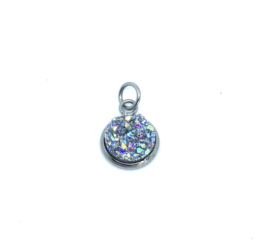 Frost Druzy Charm