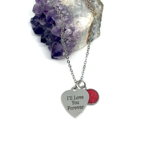 “I’ll Love You Forever” 3-in-1 Necklace (Stainless Steel)