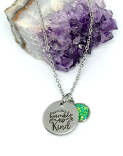 Load image into Gallery viewer, “Always Stay Humble and Kind” 3-in-1 Necklace (Stainless Steel)