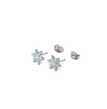 Load image into Gallery viewer, Small Snowflake Studs (Stainless Steel)