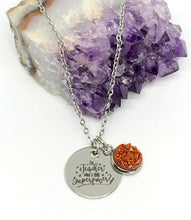 Load image into Gallery viewer, &quot;I&#39;m a Teacher, What&#39;s Your Superpower?&quot; 3-in-1 Necklace (Stainless Steel)