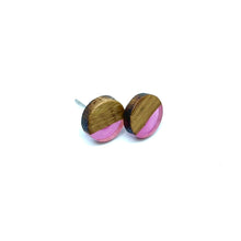 Load image into Gallery viewer, Carnation Wooden Studs