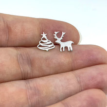 Load image into Gallery viewer, Christmas Studs (Sterling Silver)
