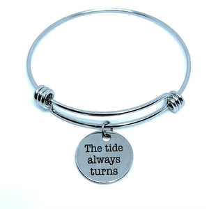 “The Tide Always Turns” Bracelet (Stainless Steel)