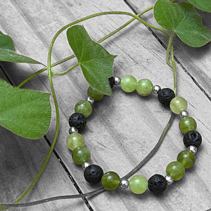 8mm Peridot Diffuser Bracelet