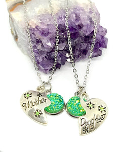 Mother Daughter Winter Necklace Set (Stainless Steel)