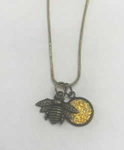 Bumblebee Necklace (Antique Bronze)