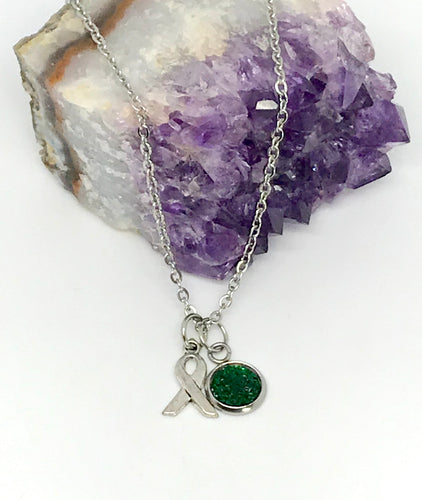 Liver Cancer Research Necklace (Stainless Steel)
