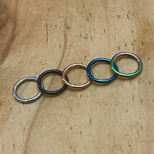 Single Clicker Hoop Earrings (Stainless Steel)
