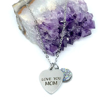 Load image into Gallery viewer, &quot;Love You Mom&quot; 3-in-1 Necklace (Stainless Steel)