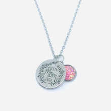 Load image into Gallery viewer, “Best Mom Ever” Necklace (Stainless Steel)