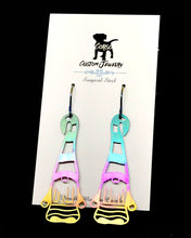 Load image into Gallery viewer, Rainbow Siberian Gnome Drop Earrings