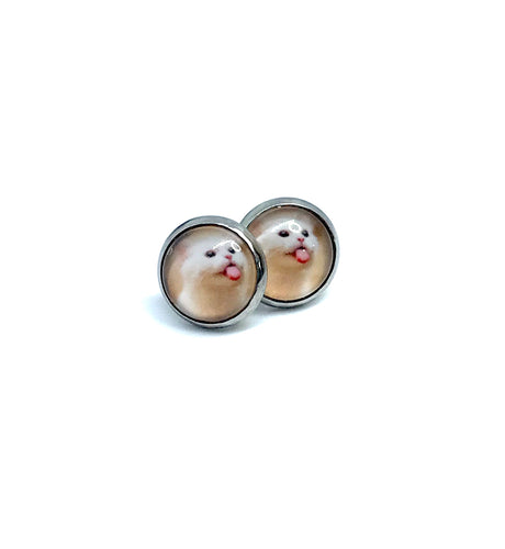 10mm Luna Cat Studs (Stainless Steel)