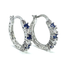 Load image into Gallery viewer, Lumi Hoop Earrings (Sterling Silver)