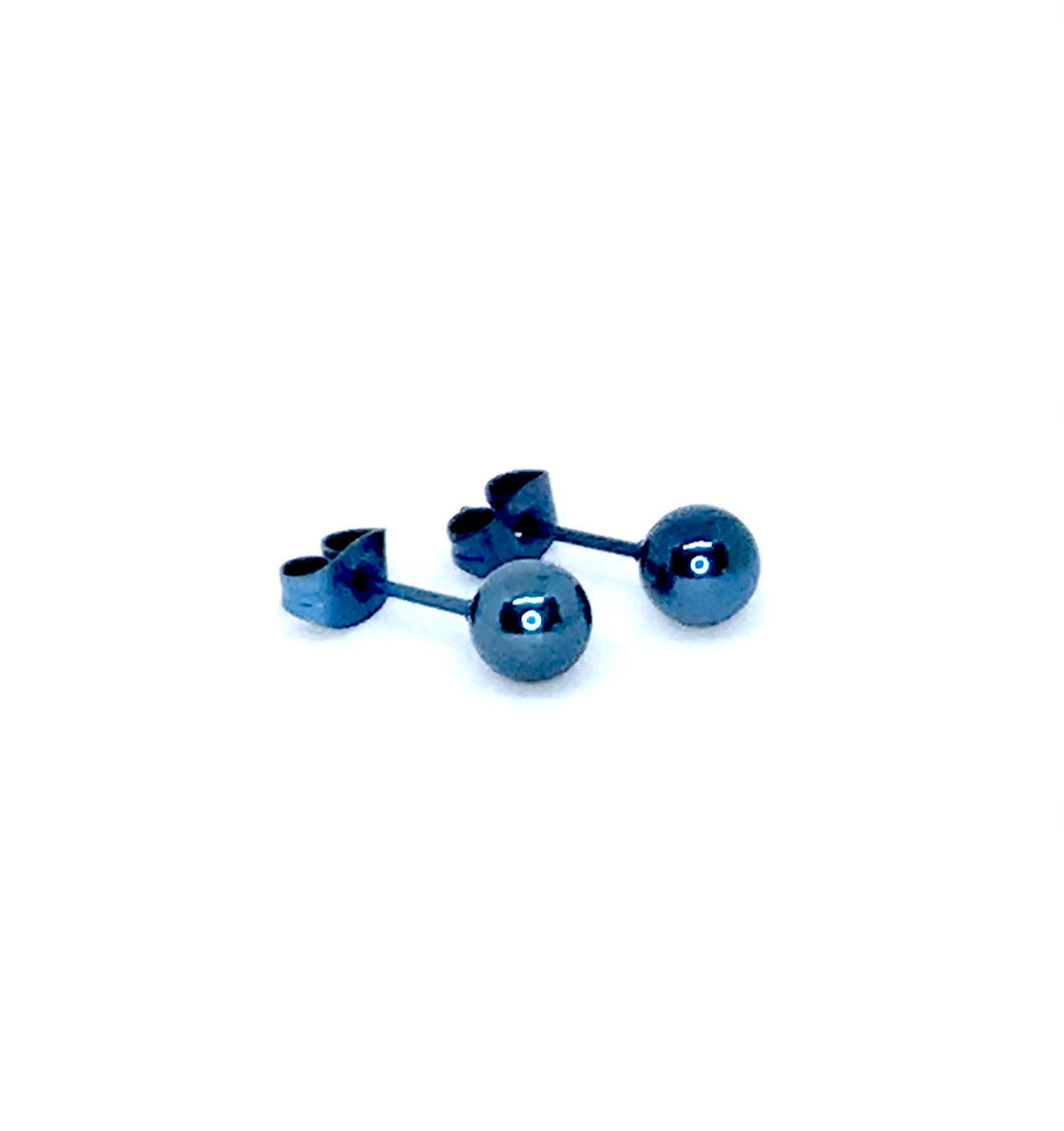 6mm Blue Ball Studs (Stainless Steel)