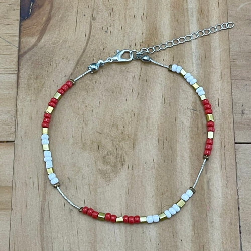 Astra Anklet in Red