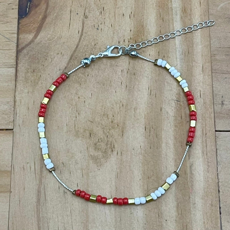 Astra Anklet in Red