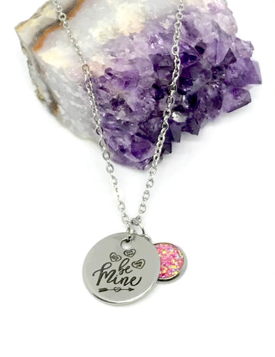 “Be Mine” 3-in-1 Necklace (Stainless Steel)