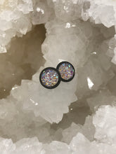Load image into Gallery viewer, 8mm Light Pink Druzy Studs