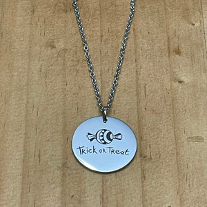 Trick or Treat Necklace (Stainless Steel)