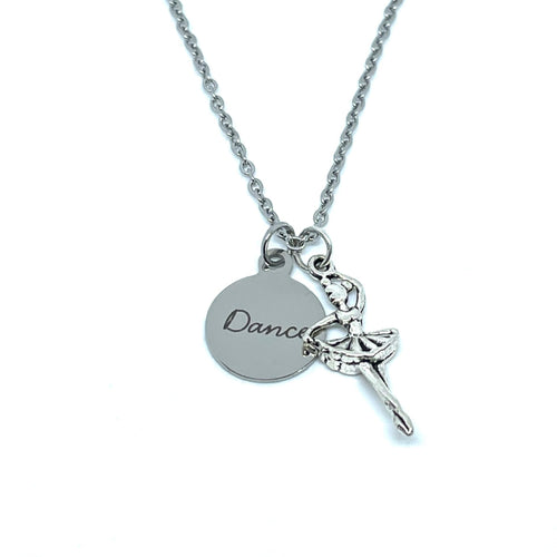 Dance 3-in-1 Charm Necklace (Stainless Steel)